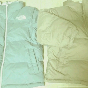 노스페이스 리버시블 패딩 110 쌍둥이