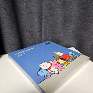 BT21 아이러브페인팅 보석십자수 DIY 취미 선물 액자 코믹 망 와펜