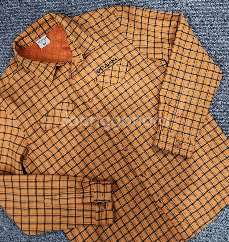 콜롬비아 기모 컬럼비아 체크 셔츠 (OMNI-SHADE) 100--1
