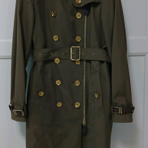 버버리 런던 더블 트렌치코트 카키