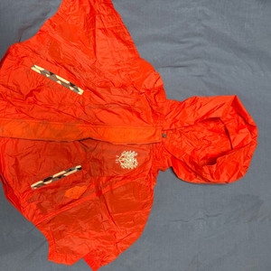 닥스 오렌지 바람막이 아동 후드 자켓 130