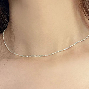 이태리 925 실버 체인 목걸이 팔찌세트