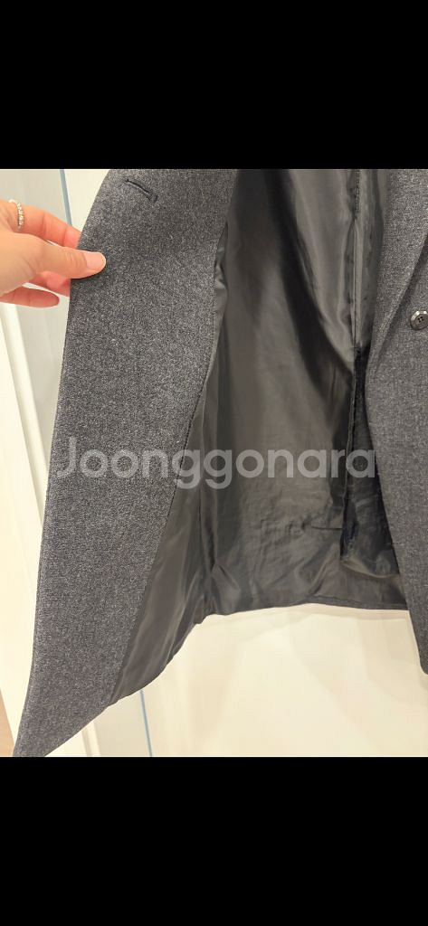 클럽모나코 울 핸드메이드 코트 S (55-66) 정품--5