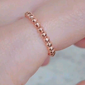 14k핑크골드 볼반지