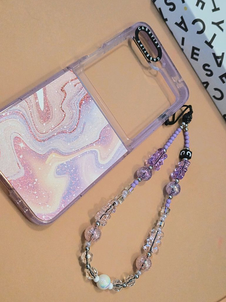 케이스티파이 z플립5 케이스+비즈스트랩 이미지