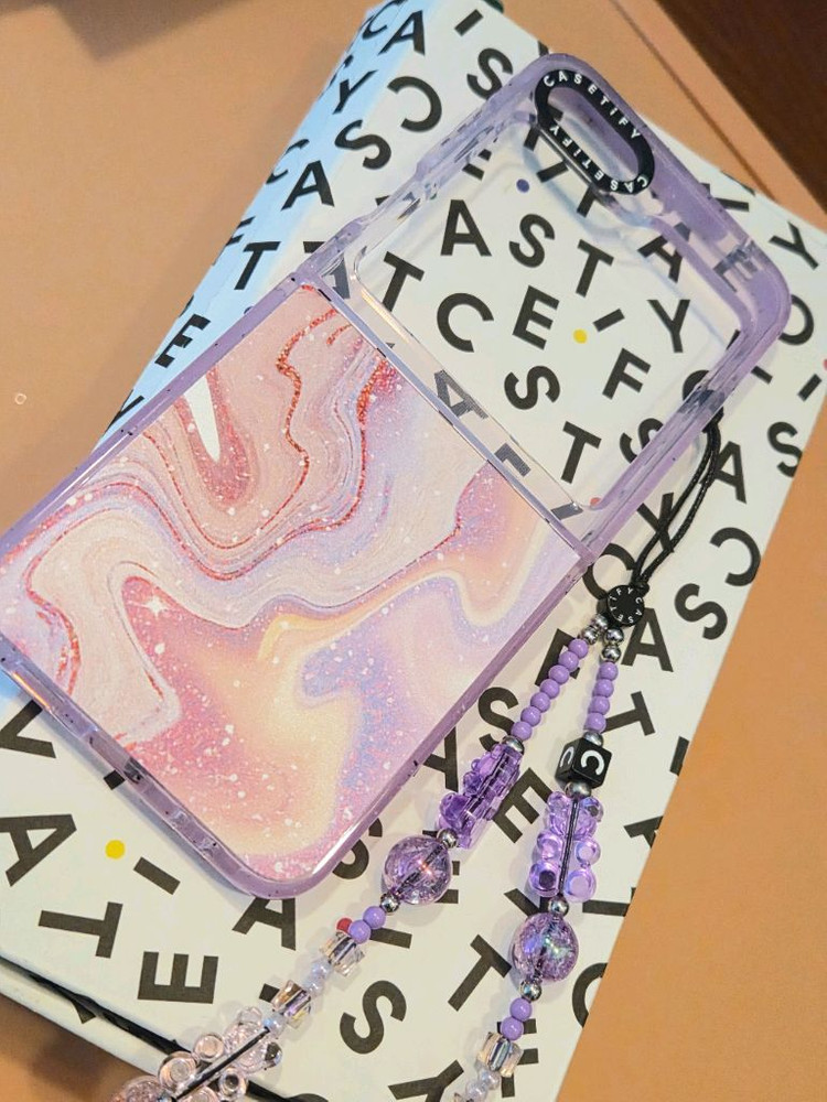 케이스티파이 z플립5 케이스+비즈스트랩 이미지