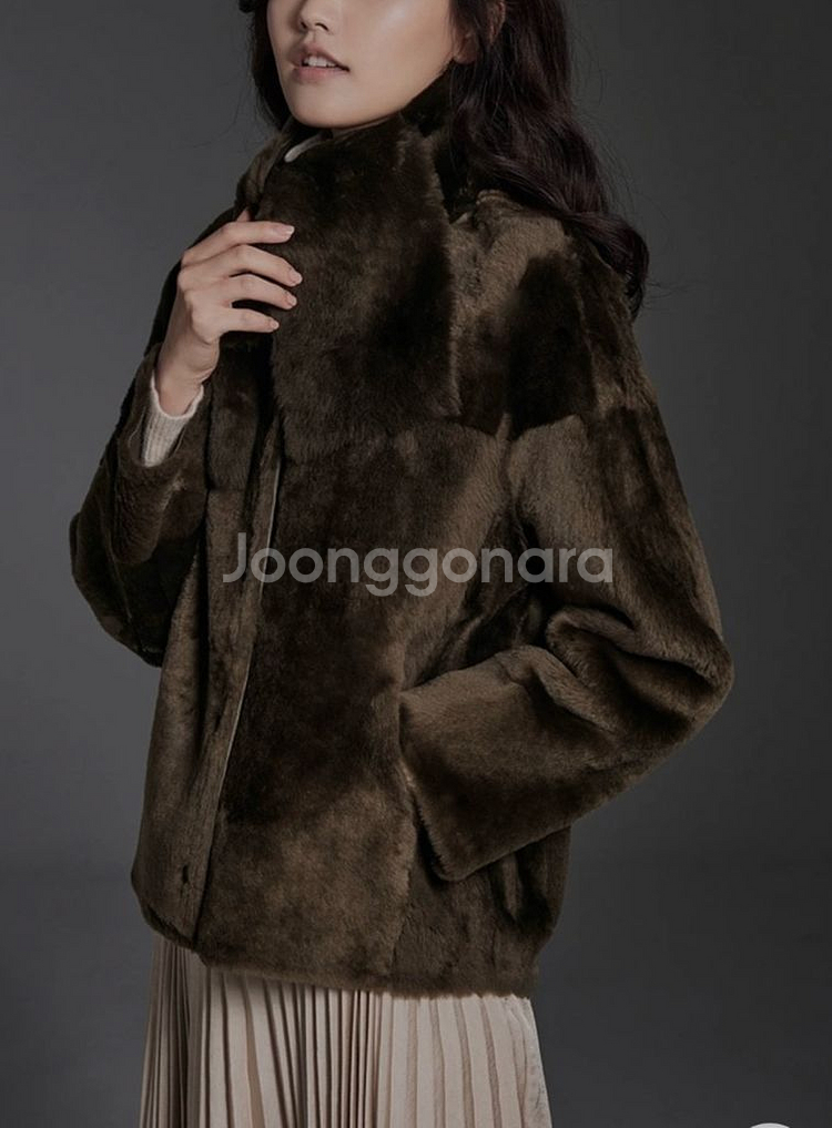 로보 ROBO 양면 리버시블 램스킨 리얼 양가죽 메리노램100% 무스탕--2