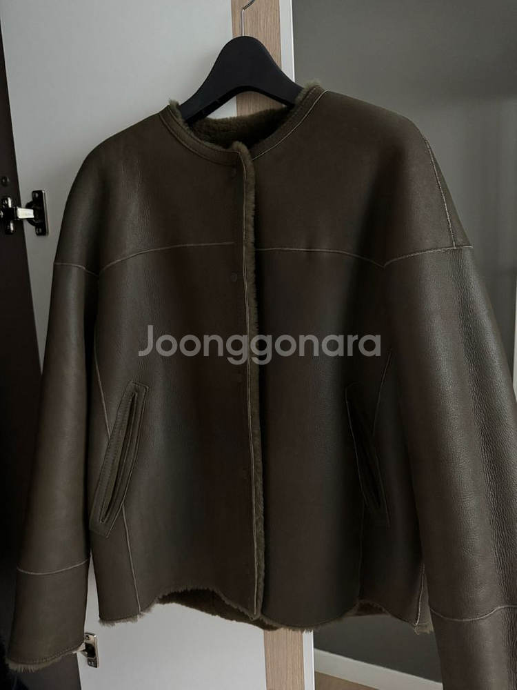 로보 ROBO 양면 리버시블 램스킨 리얼 양가죽 메리노램100% 무스탕--4