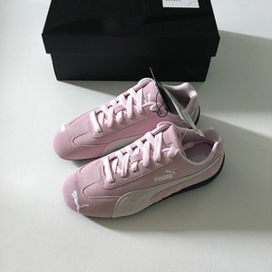 [새상품/240/택O] 푸마 스피드캣 핑크 화이트 39884604 / 스니커즈 운동화 캐주얼화 여성 남성 로제 신발