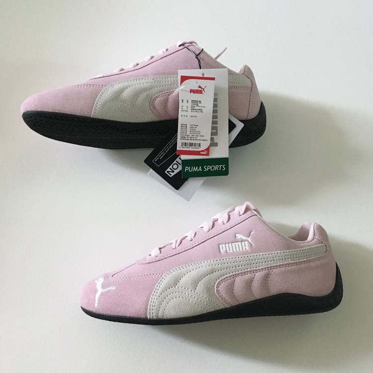 [새상품/240/택O] 푸마 스피드캣 핑크 화이트 39884604 / 스니커즈 운동화 캐주얼화 여성 남성 로제 신발 이미지