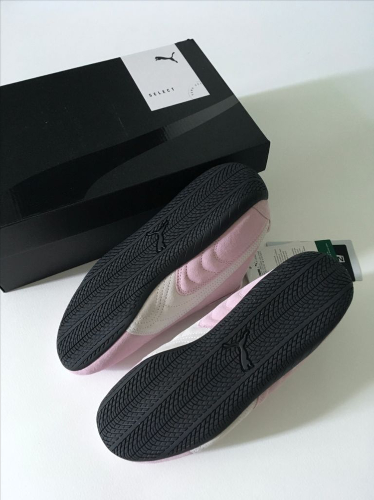 [새상품/240/택O] 푸마 스피드캣 핑크 화이트 39884604 / 스니커즈 운동화 캐주얼화 여성 남성 로제 신발 이미지