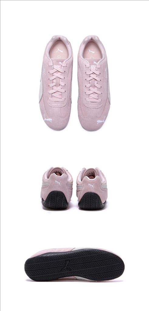 [새상품/240/택O] 푸마 스피드캣 핑크 화이트 39884604 / 스니커즈 운동화 캐주얼화 여성 남성 로제 신발 이미지