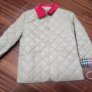 버버리 키즈 퀼팅자켓 12y