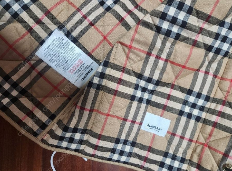 버버리 키즈 퀼팅자켓 12y--2