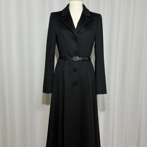 미샤 테일러드 카라 A라인 캐시미어 코트 - 미착용 새상품