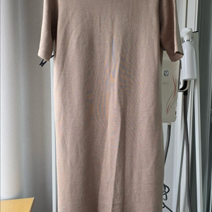 반팔 롱 니트 원피스