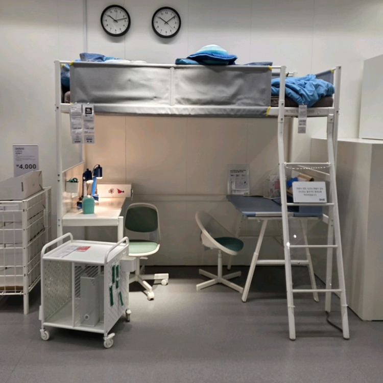 이케아 비트발 이층침대 판매--4