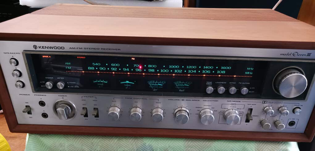 켄우드 일레븐 3 리시버 앰프 kenwood eleven 3 receiver 빈티지 하이파이 오디오 이미지