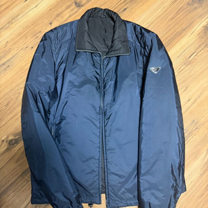 [정품]프라다 블루종 리버시블 나일론 패딩 자켓 52 사이즈