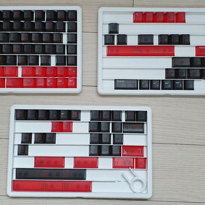 POLKADOT 투명 체리 프로파일 PC 키캡 세트 이미지