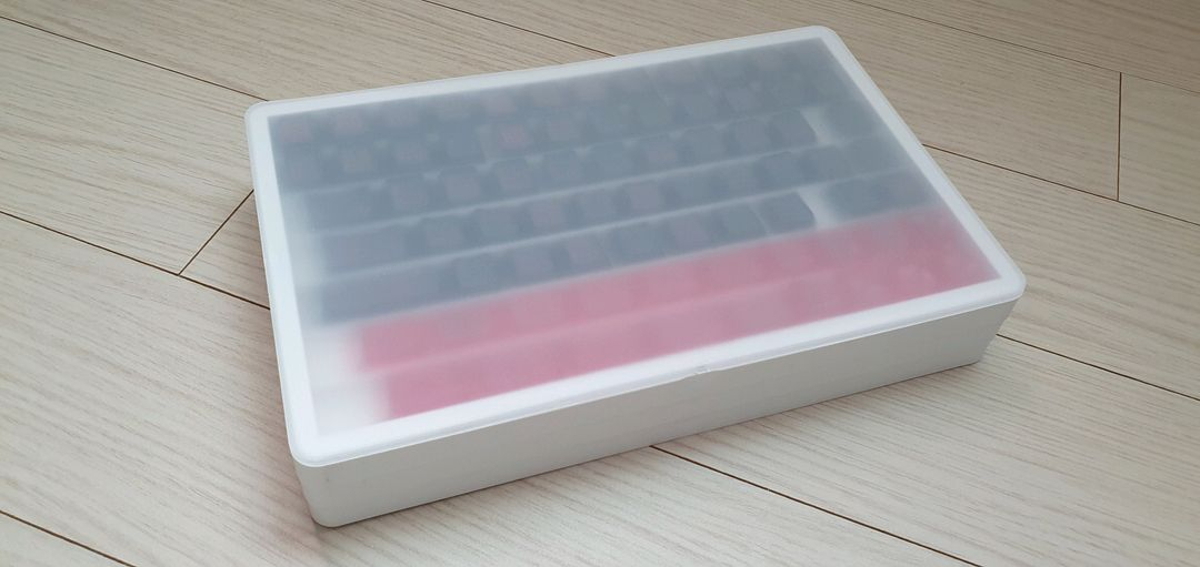 POLKADOT 투명 체리 프로파일 PC 키캡 세트 이미지