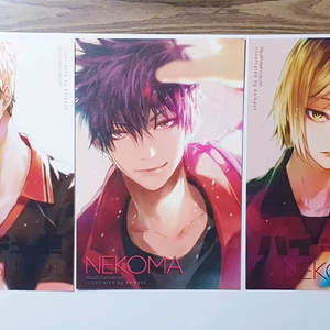 하이큐 2차 굿즈 카드텍 엽서 카게야마 토비오 쿠로오 테츠로 코즈메 켄마 츠키시마 케이 카라스노 시라토리자와 네코마