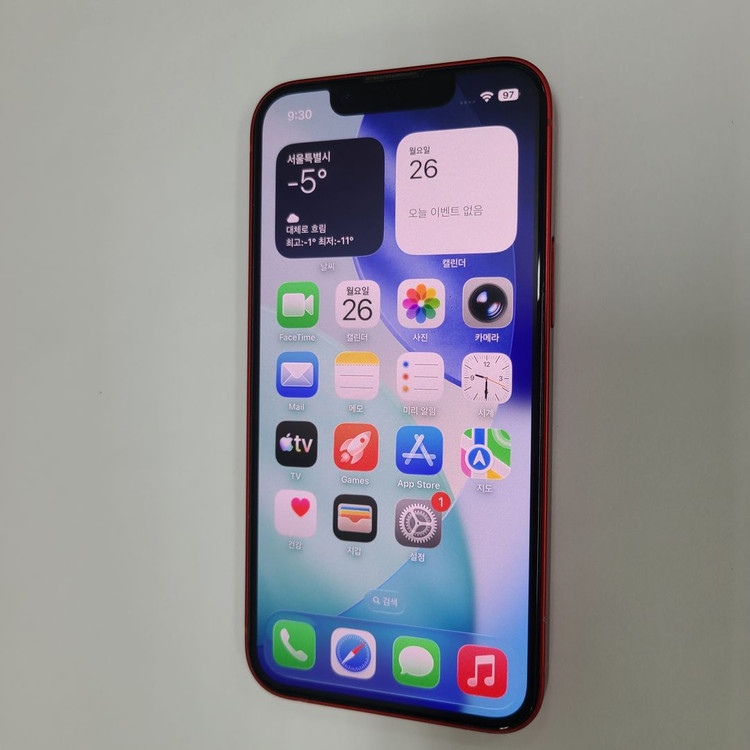 .아이폰 13미니 레드 128G 무잔상 AA급 210815 이미지