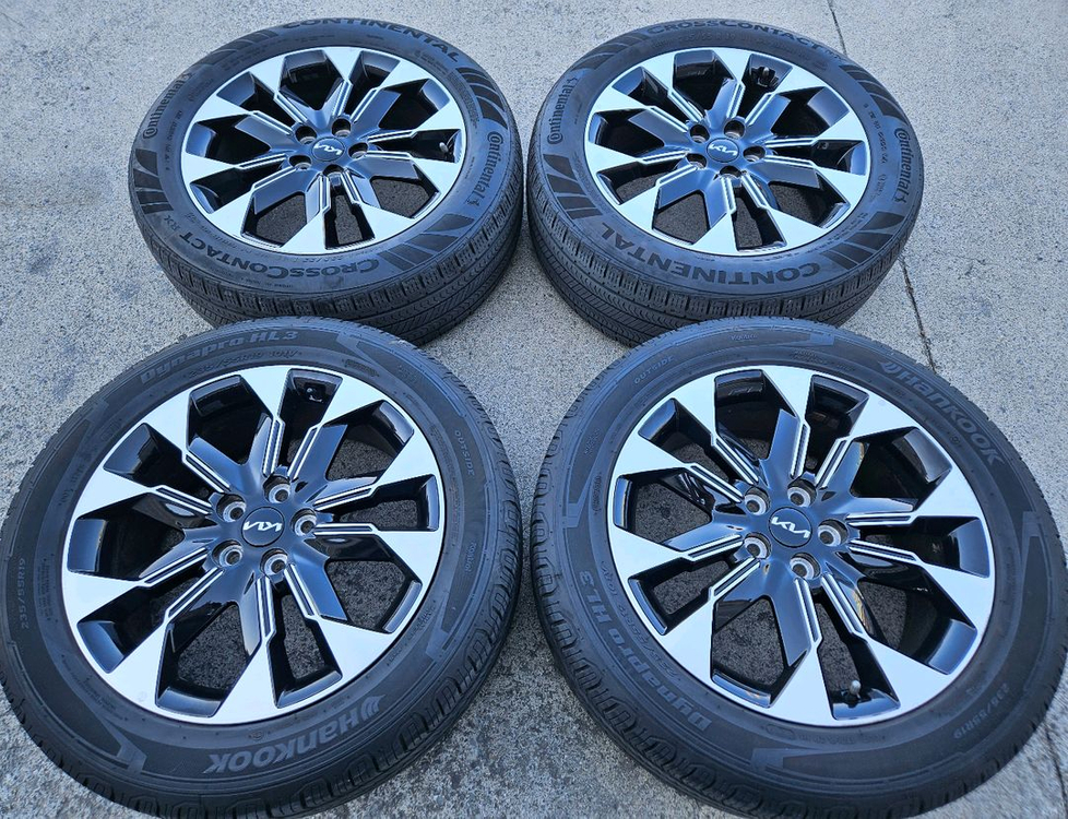 카니발 KA4 19인치 순정 휠타이어 판매--3