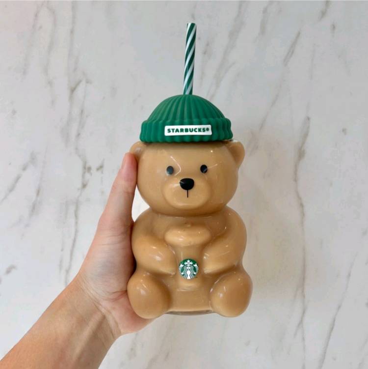 스타벅스 베어리스타 글라스 콜드컵 591ml 새상품--1