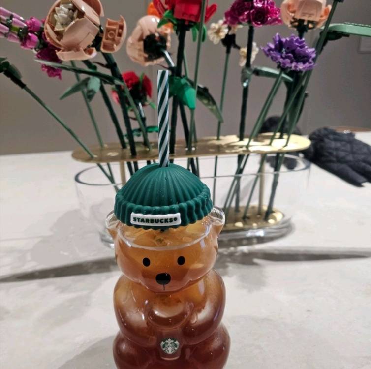 스타벅스 베어리스타 글라스 콜드컵 591ml 새상품--2