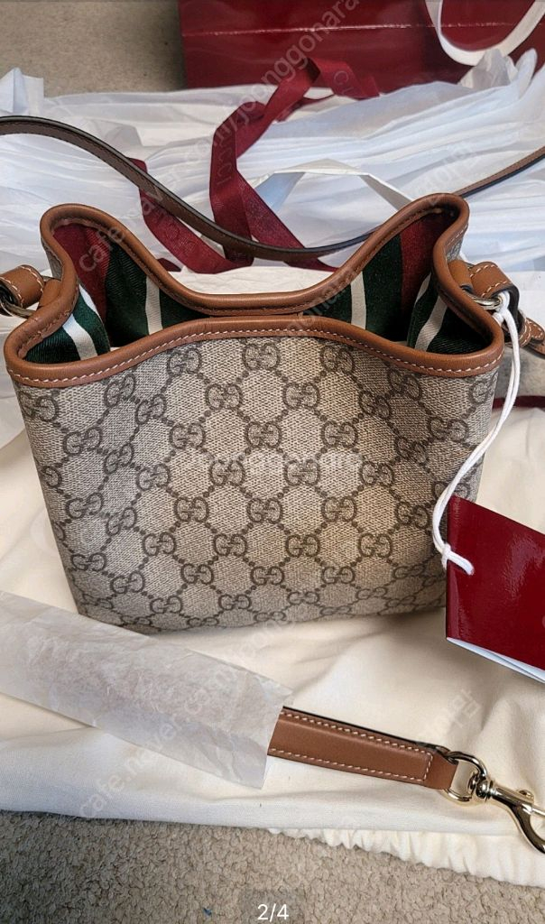 구찌 [GG 엠블럼] 스몰 버킷백 이미지