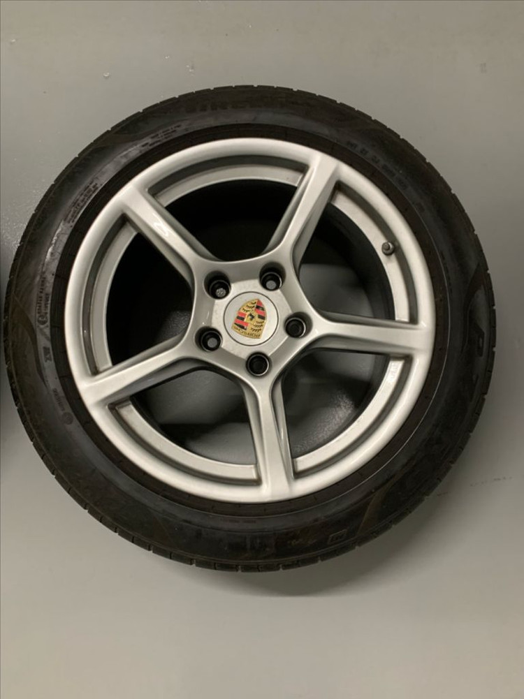 포르쉐 박스터 카이맨 18인치 휠 타이어 세트--2