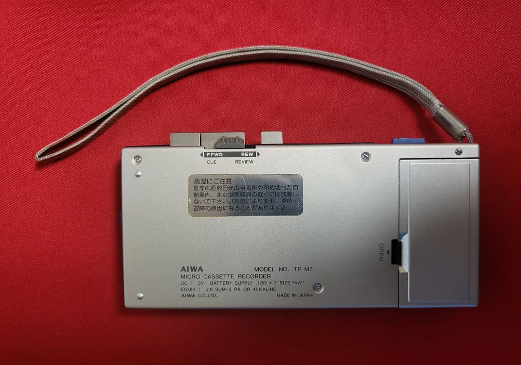 AIWA TP-M7 마이크로 카세트 레코더 이미지