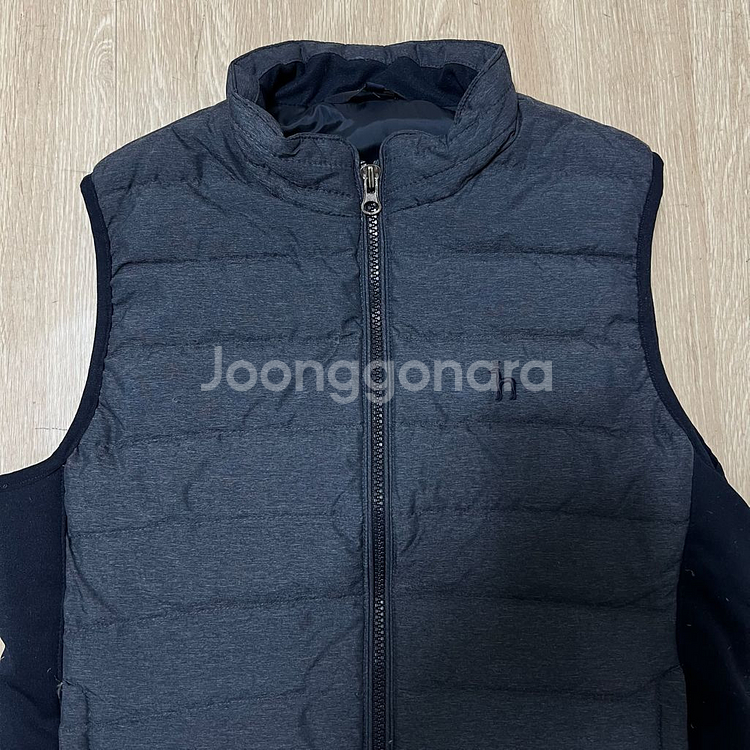 헤지스 골프 덕다운 경량 패딩조끼 S/90--1