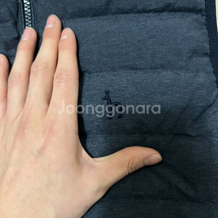 헤지스 골프 덕다운 경량 패딩조끼 S/90--2