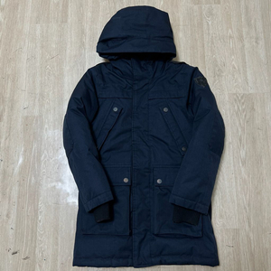 노비스 키즈 와펜 후드 롱패딩 L 9-10세