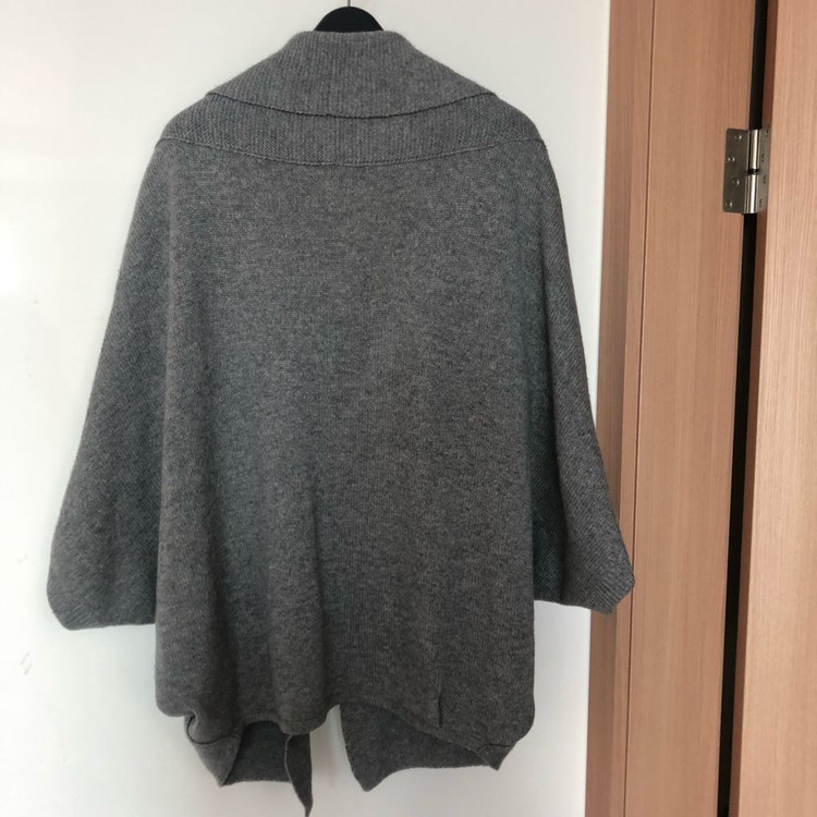 엠씨 캐시미어100% 숄 판쵸 가디건 판초 케이프 자켓 코트 니트 이미지