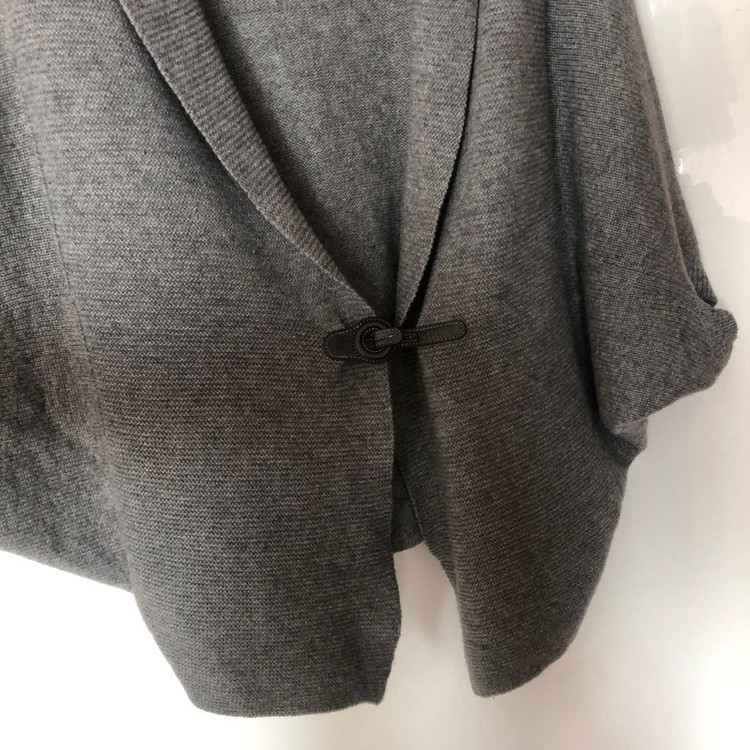 엠씨 캐시미어100% 숄 판쵸 가디건 판초 케이프 자켓 코트 니트 이미지