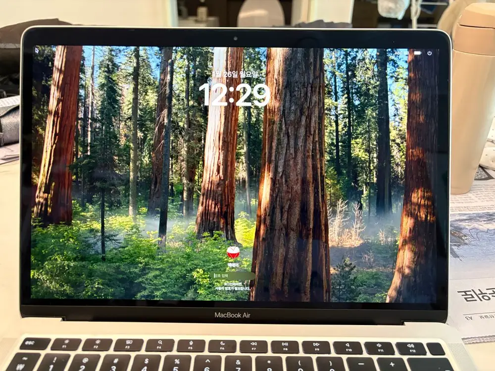 2022생산 맥북에어 2020 M1 8GB/ ssd 512GB 이미지