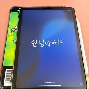 아이패드 에어4 256기가 그린 와이파이+애펜2