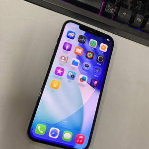 아이폰12프로맥스 아이폰12프로MAX 블루 A급 128GB 무잔상 배터리100% 206358