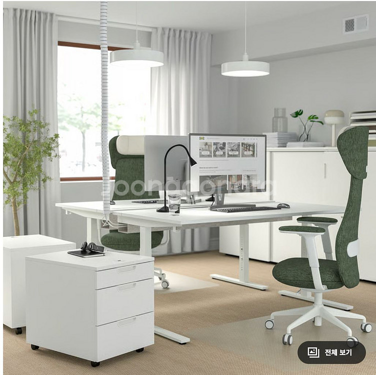 MITTZON 밋손책상 화이트, 160x80 cm 판매합니다--6