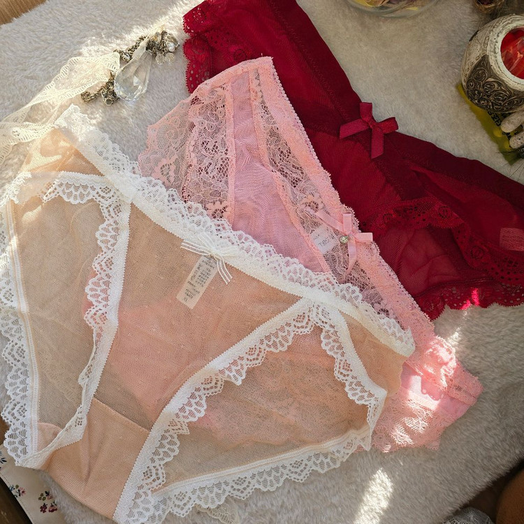 레이스 여성팬티 100사이즈 3종 판매 레이스팬티 이미지