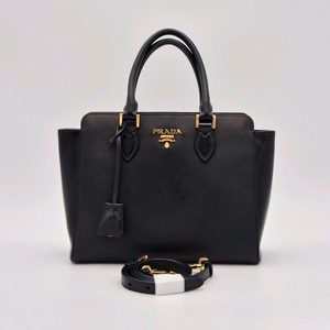 [중고명품셀렉트]프라다 사피아노 탑핸들 토트백 겸 숄더백 이미지