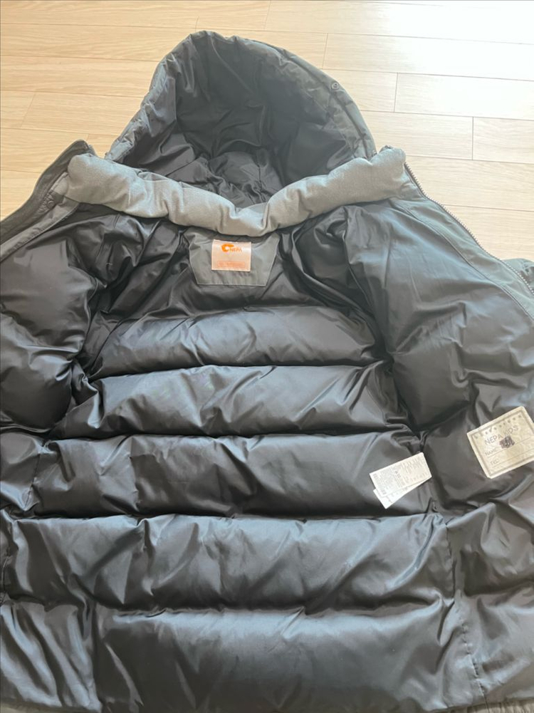 네파 키즈 롱패딩 150--4