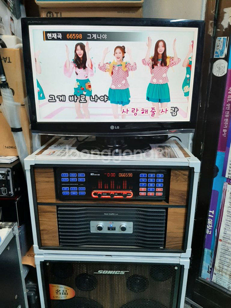 금영 파워 노래방기계 이동식--1