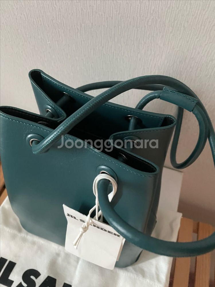 정품 질샌더 J 쇼퍼 가죽 버킷백--2