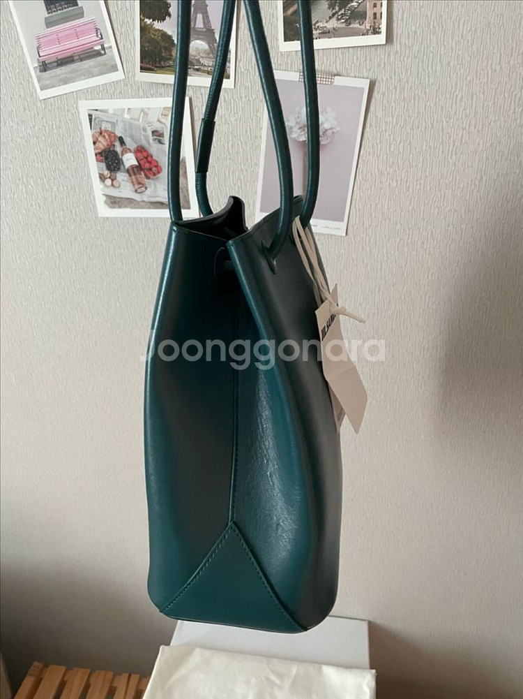 정품 질샌더 J 쇼퍼 가죽 버킷백--3