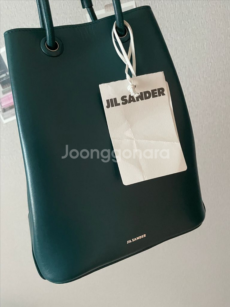 정품 질샌더 J 쇼퍼 가죽 버킷백--4