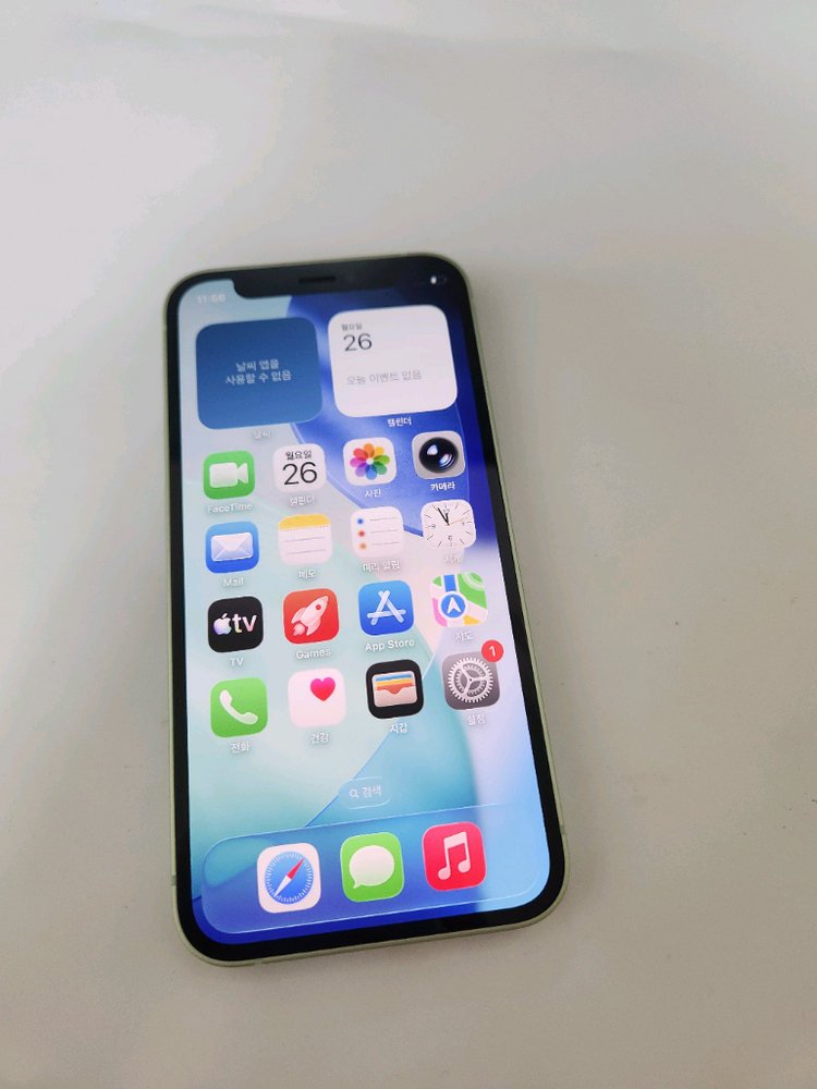 아이폰12미니 SSS급 64기가 배터리80 민트--1